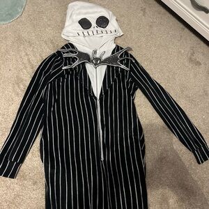 jack skellington pajama onesie